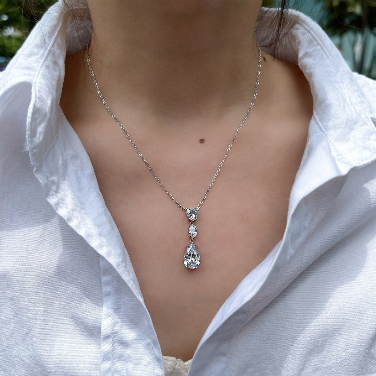 Pear Necklace