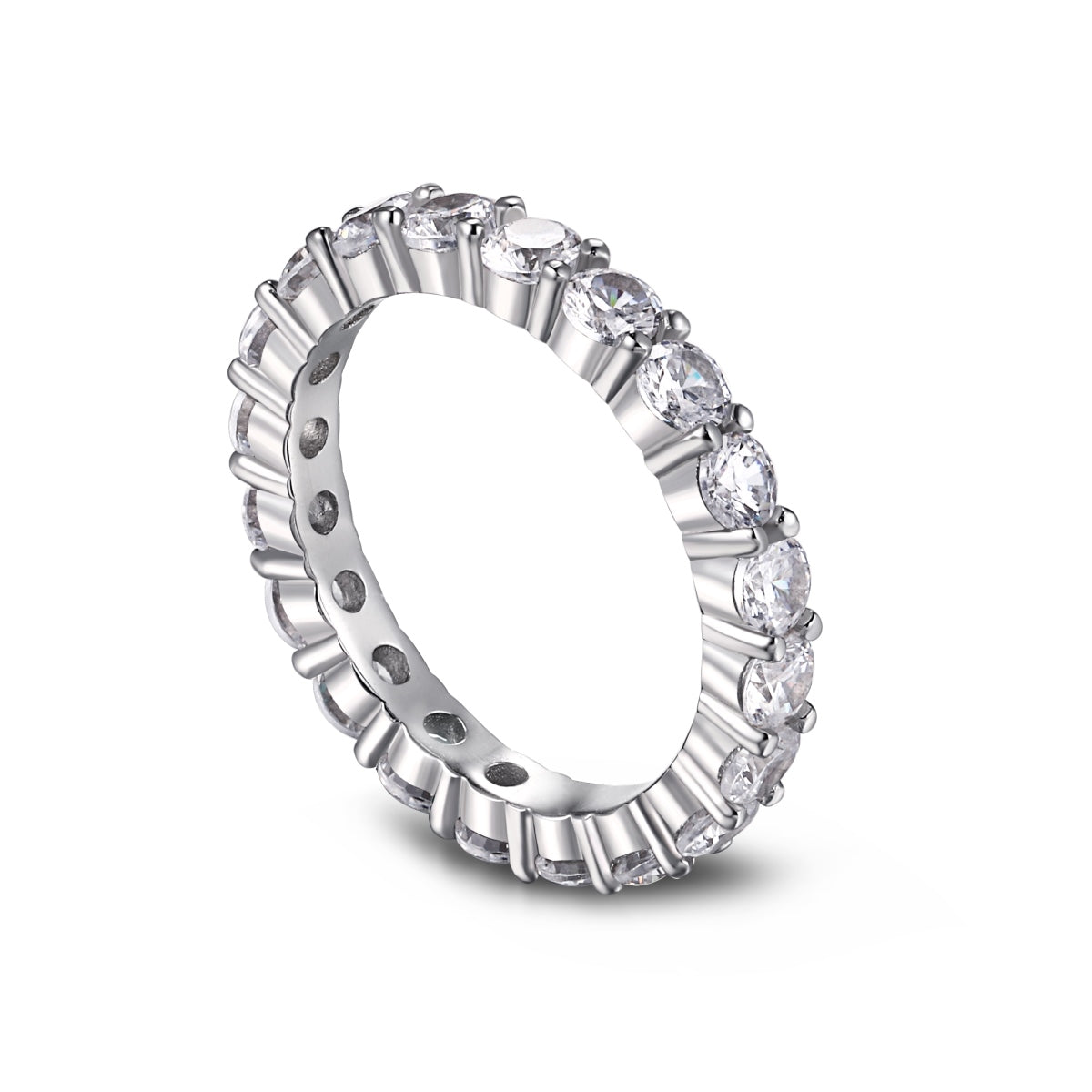 Tennis White Ring 3mm