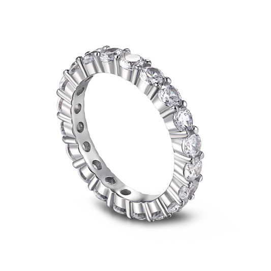 Tennis White Ring 3mm