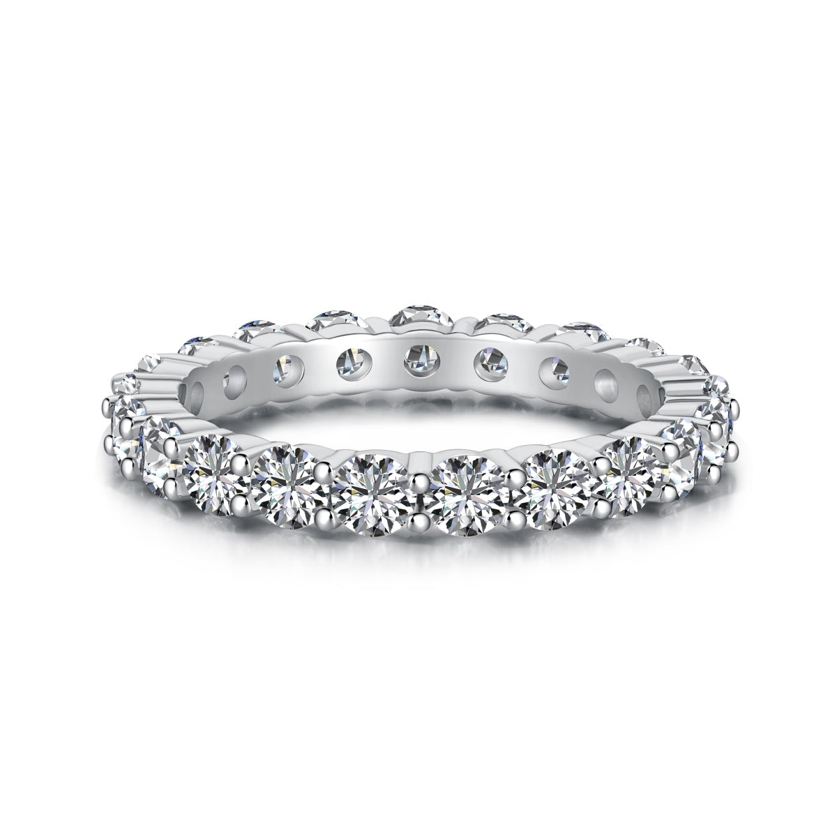 Tennis White Ring 3mm