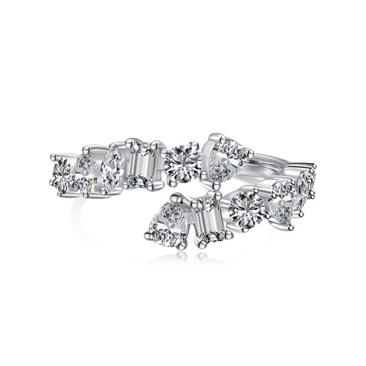 White Free Size Ring