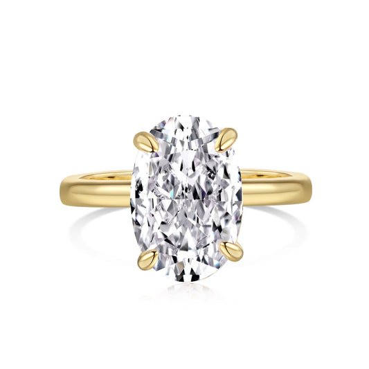 Oval Gold Ring