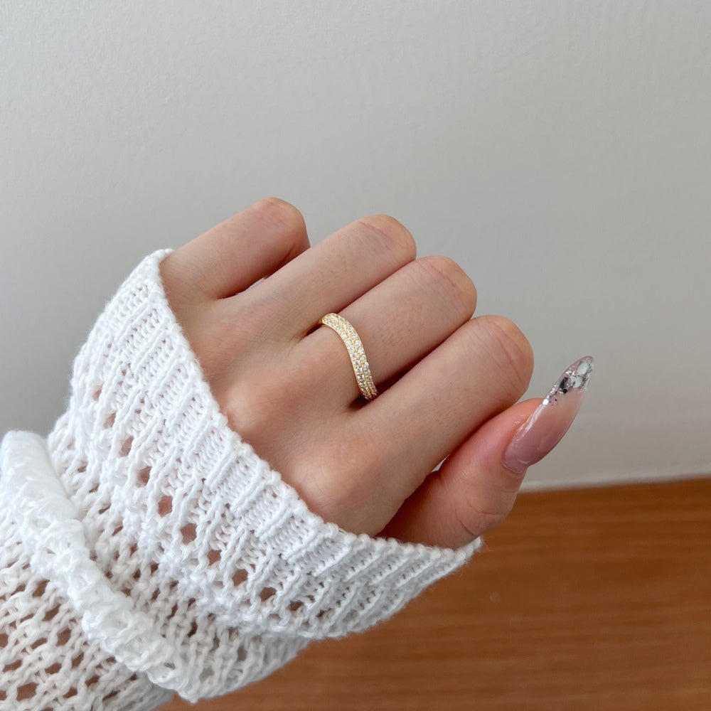 Gold Wave Ring