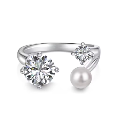 Free Size Pearl Ring