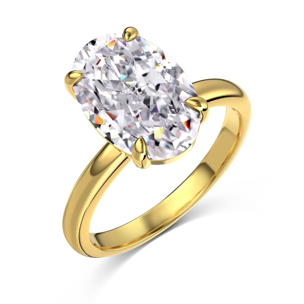 Oval Gold Ring